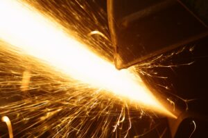 ferrous scrap metal as the principle heating source