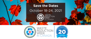 Waste Reduction Week in Canada. Recyclable waste is the only resource not in decline